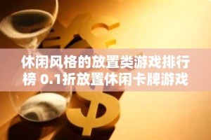 休闲风格的放置类游戏排行榜 0.1折放置休闲卡牌游戏合集