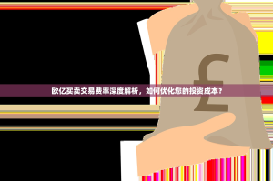 欧亿买卖交易费率深度解析，如何优化您的投资成本？