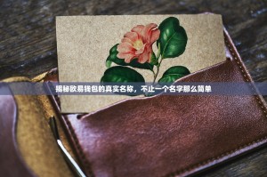 揭秘欧易钱包的真实名称，不止一个名字那么简单