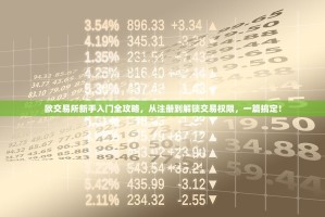 欧交易所新手入门全攻略，从注册到解锁交易权限，一篇搞定！