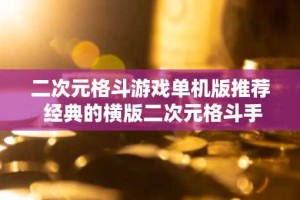 二次元格斗游戏单机版推荐 经典的横版二次元格斗手游分享