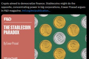 “稳定币不会实现金融民主化”——国际货币基金组织的警告使发行方备受关注