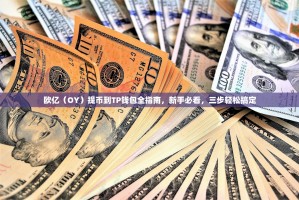 欧亿（OY）提币到TP钱包全指南，新手必看，三步轻松搞定