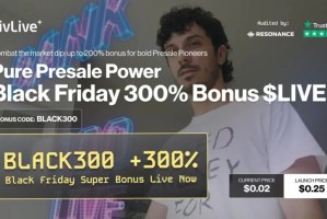 顶级分析师指出，LivLive (LIVE) 目前价格为 0.02 美元，是最佳投资加密货币，其价格走势与 Aster (ASTER) 类似，实现了 1000 倍的增长。