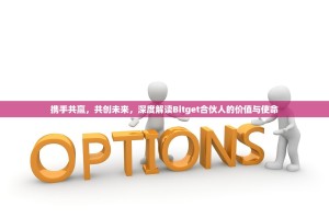 携手共赢，共创未来，深度解读Bitget合伙人的价值与使命