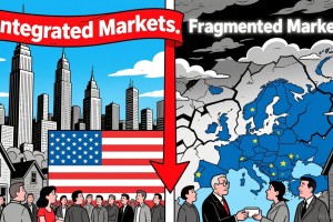 欧盟推动集中式加密货币监管，以缩小与美国市场差距。