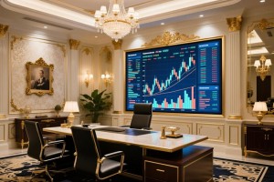 欧式交易壁纸图片下载，打造高端金融工作空间的视觉盛宴