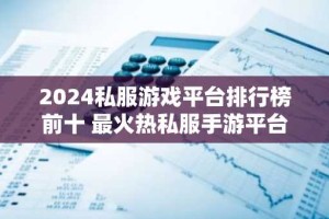2024私服游戏平台排行榜前十 最火热私服手游平台推荐